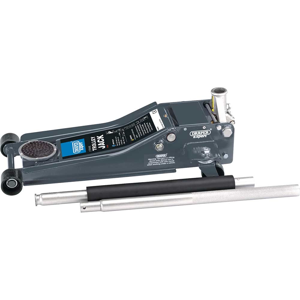 Draper Expert Quick Lift Low Profile Trolley Jack 2 Tonne