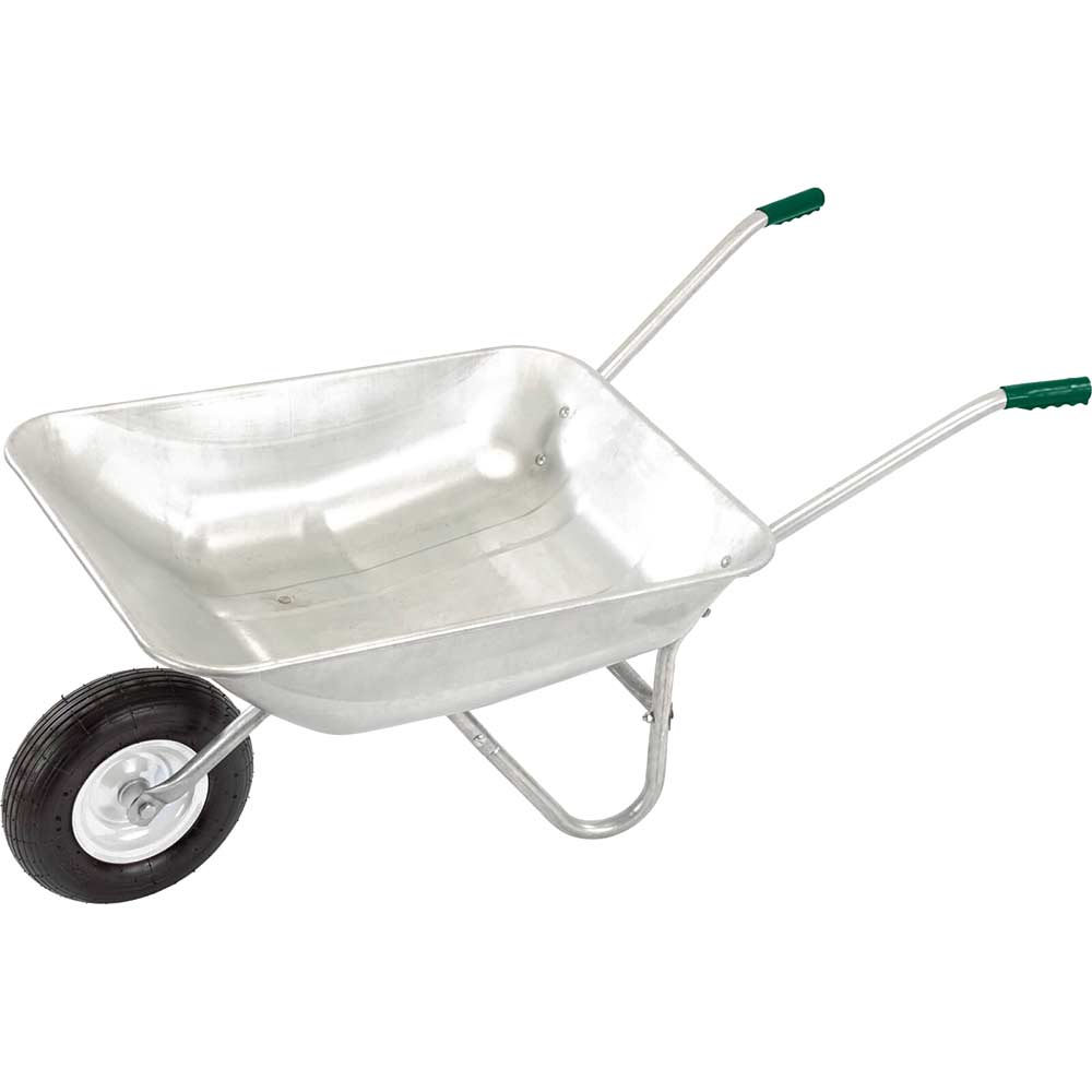 Draper Galvanised Wheelbarrow 65l Galvanized Steel