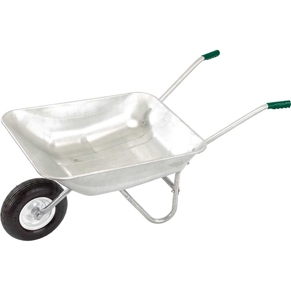 Image of Draper Galvanised Wheelbarrow 65l Galvanized Steel