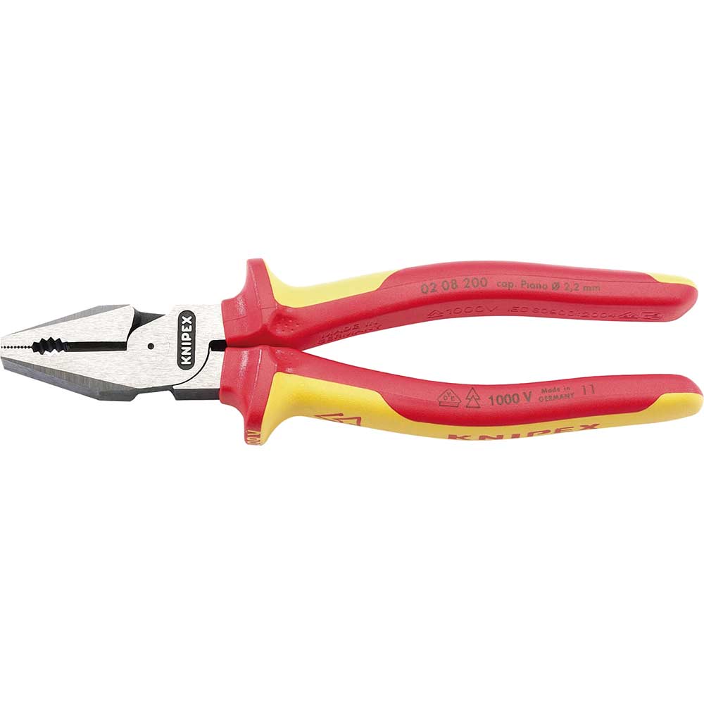 Image of Knipex Insulated High Leverage Combination Plier 200mm