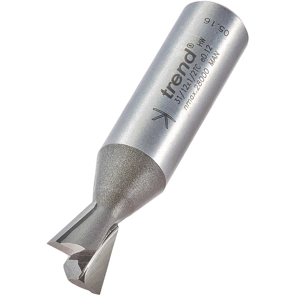 Trend Dovetail Router Cutter 12.7mm 10mm 1/2