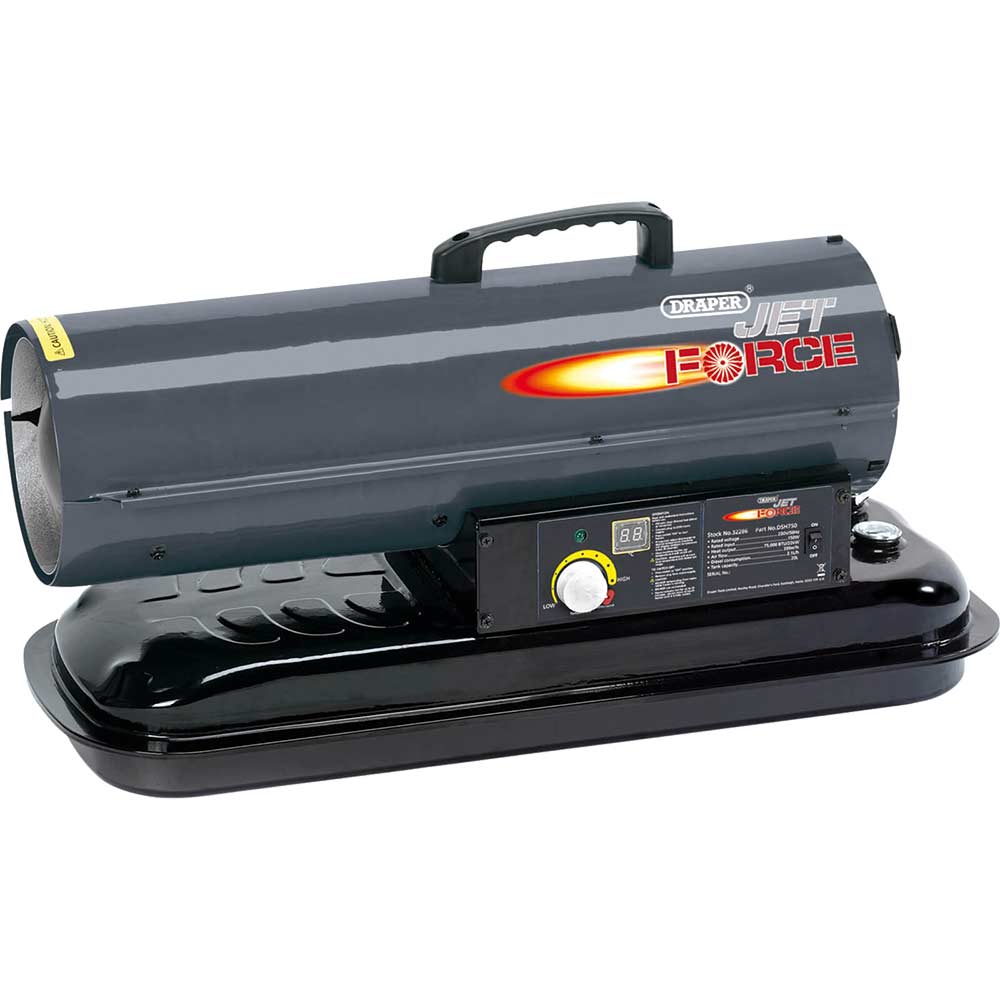Draper DSH750 Diesel and Paraffin Space Heater 240v