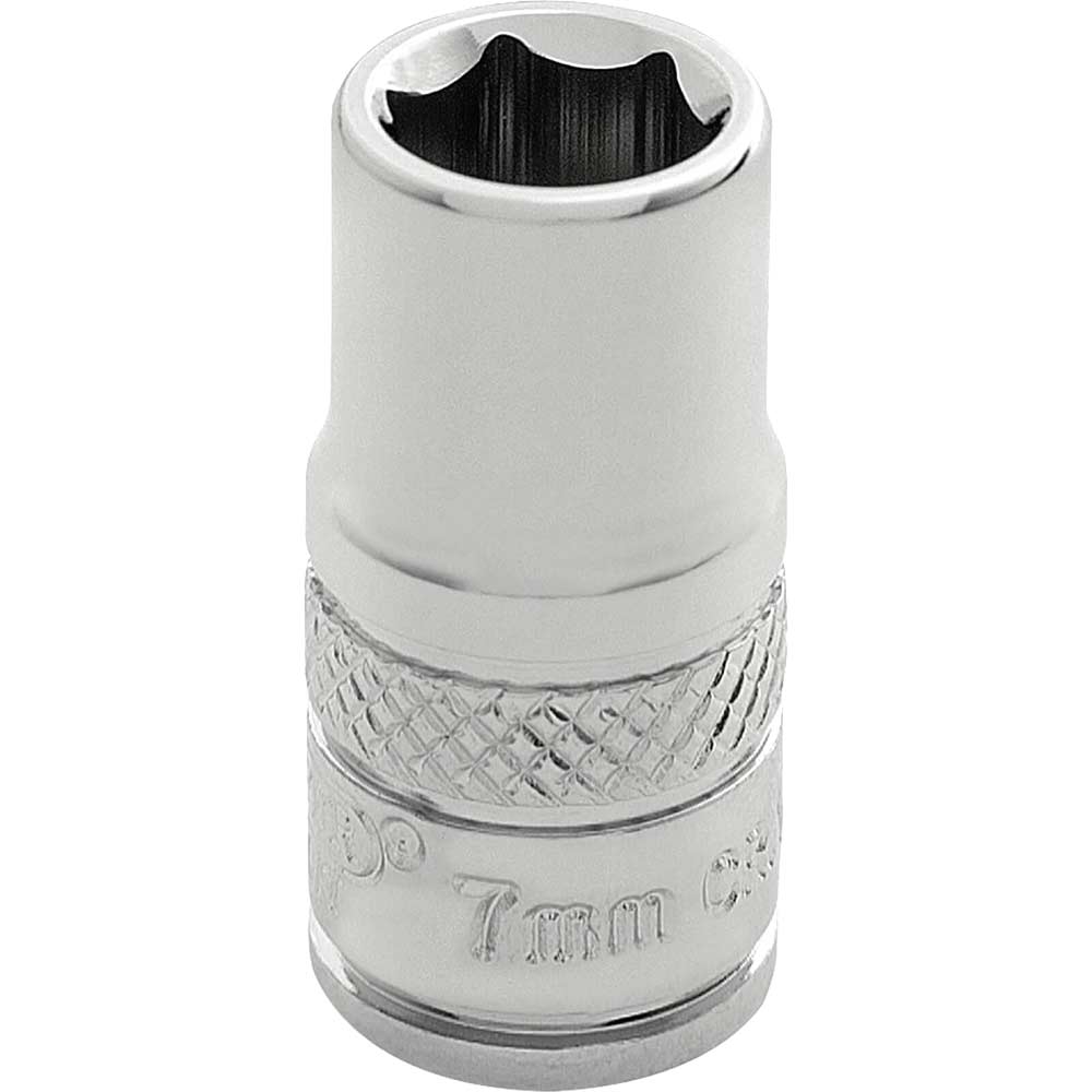 Photos - Bits / Sockets Draper 1/4" Drive Polished Finish Hexagon Socket Metric 1/4" 7mm B-MM/B 
