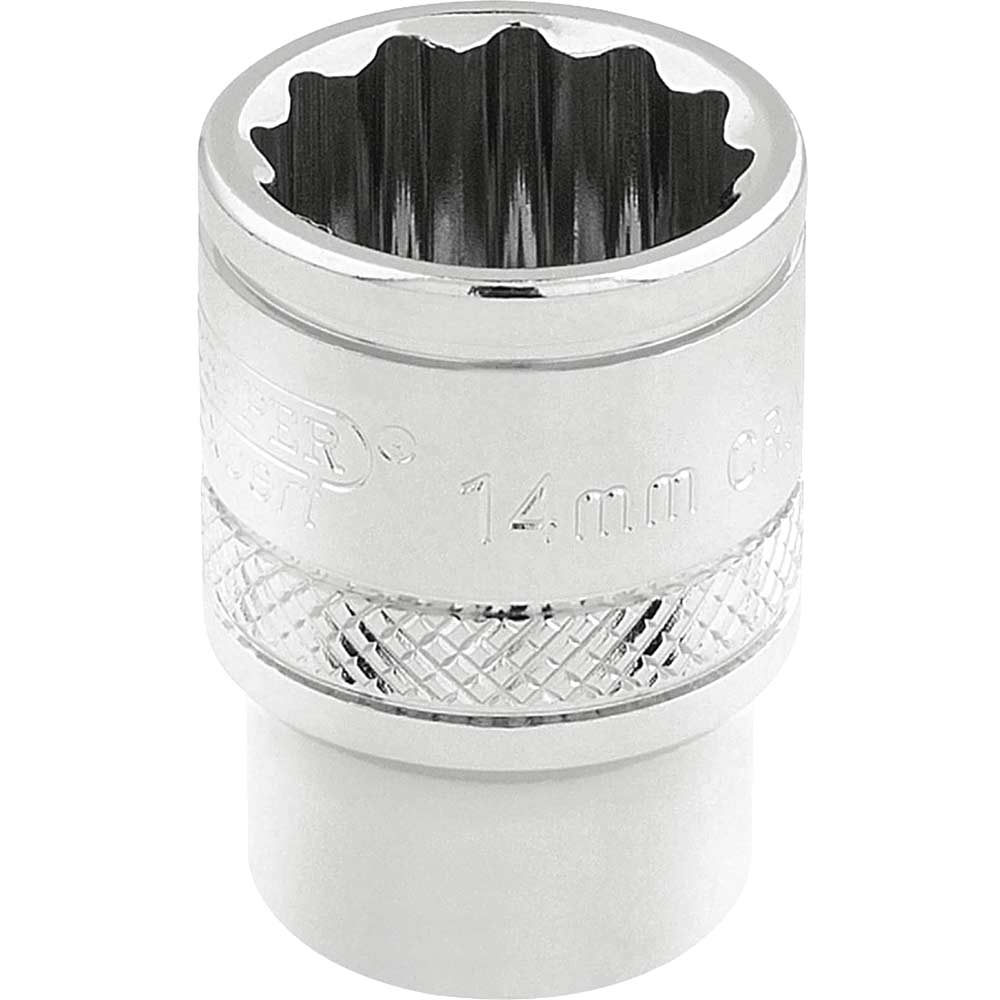 Photos - Bits / Sockets Draper 3/8" Drive Polished Finish Hi Torq Bi Hexagon Socket Metric D-MM/B 