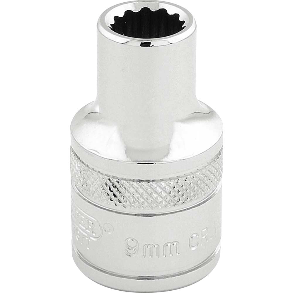 Photos - Bits / Sockets Draper 1/2" Drive Hi Torq Bi Hexagon Socket Metric 1/2" 9mm H-MM/B 