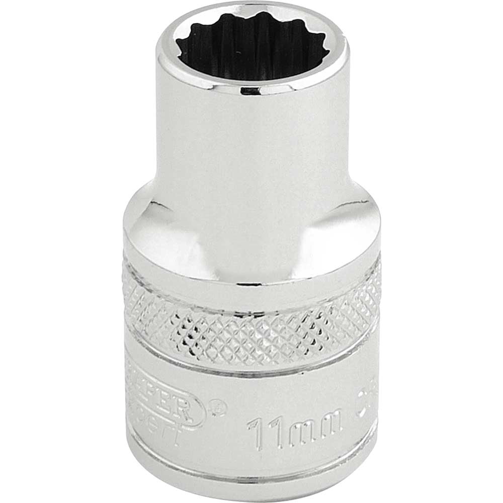 Image of Draper 1/2" Drive Hi Torq Bi Hexagon Socket Metric 1/2" 11mm