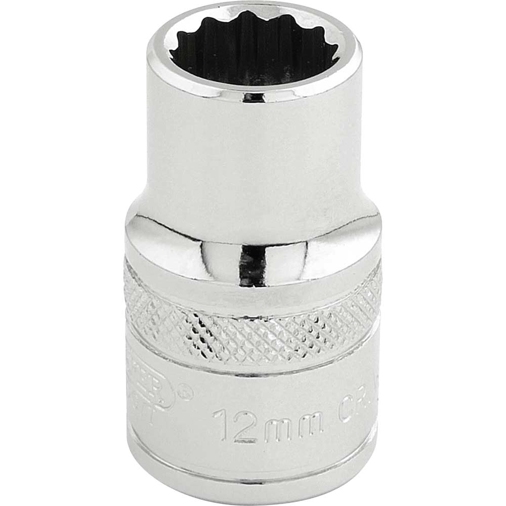 Draper 1/2" Drive Hi Torq Bi Hexagon Socket Metric 1/2" 12mm