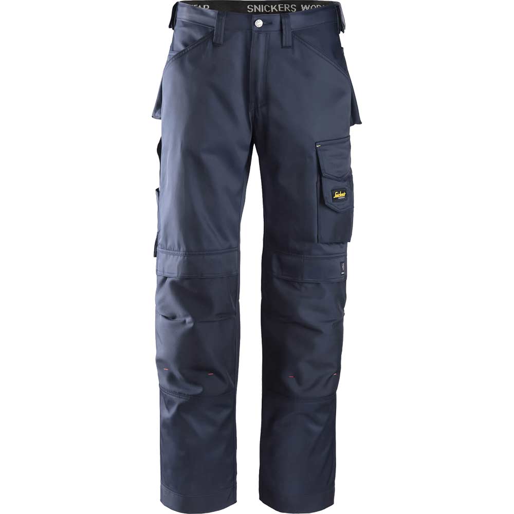 Snickers 3312 Mens DuraTwill Work Trousers Navy 31" 35
