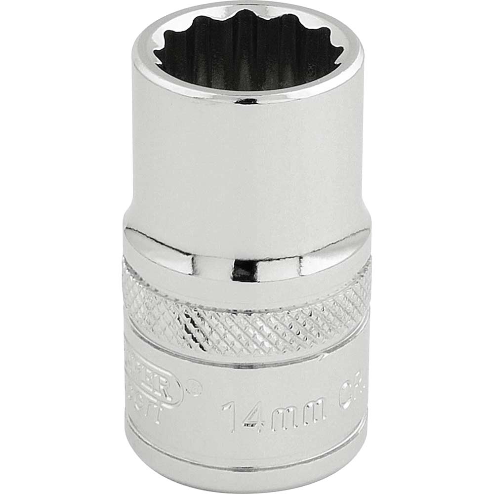 Draper 1/2" Drive Hi Torq Bi Hexagon Socket Metric 1/2" 14mm