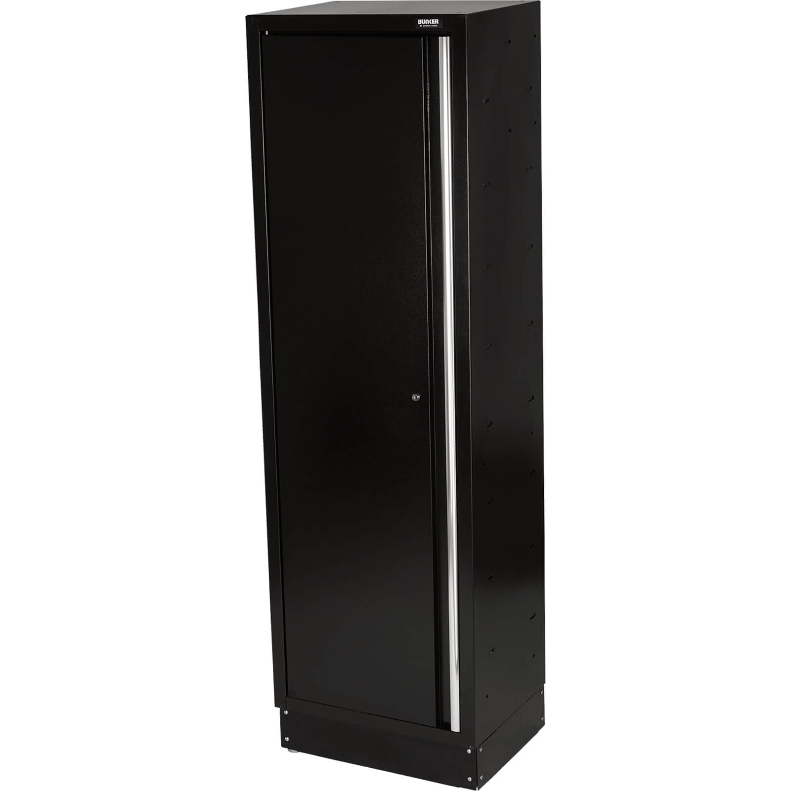 Image of Draper Bunker Modular Tall Single Door Floor Cabinet Black