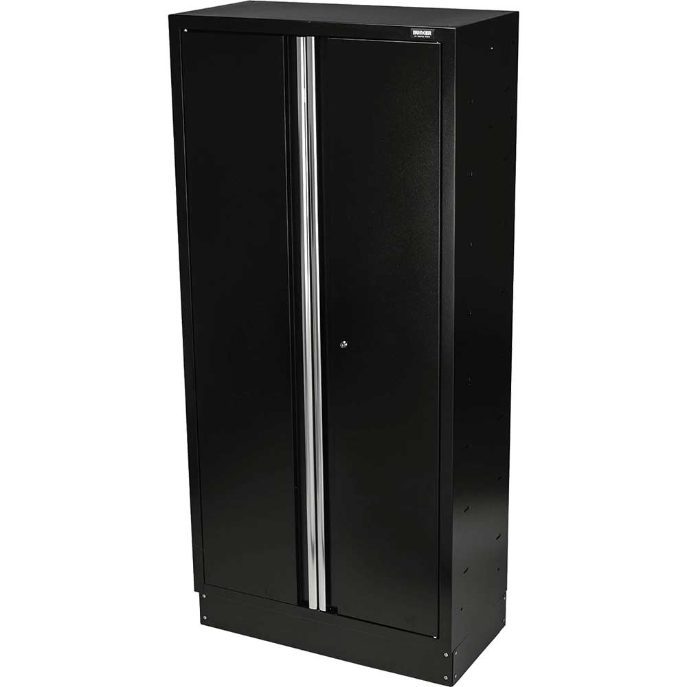 Bunker Modular Tall 2 Door Floor Cabinet Black