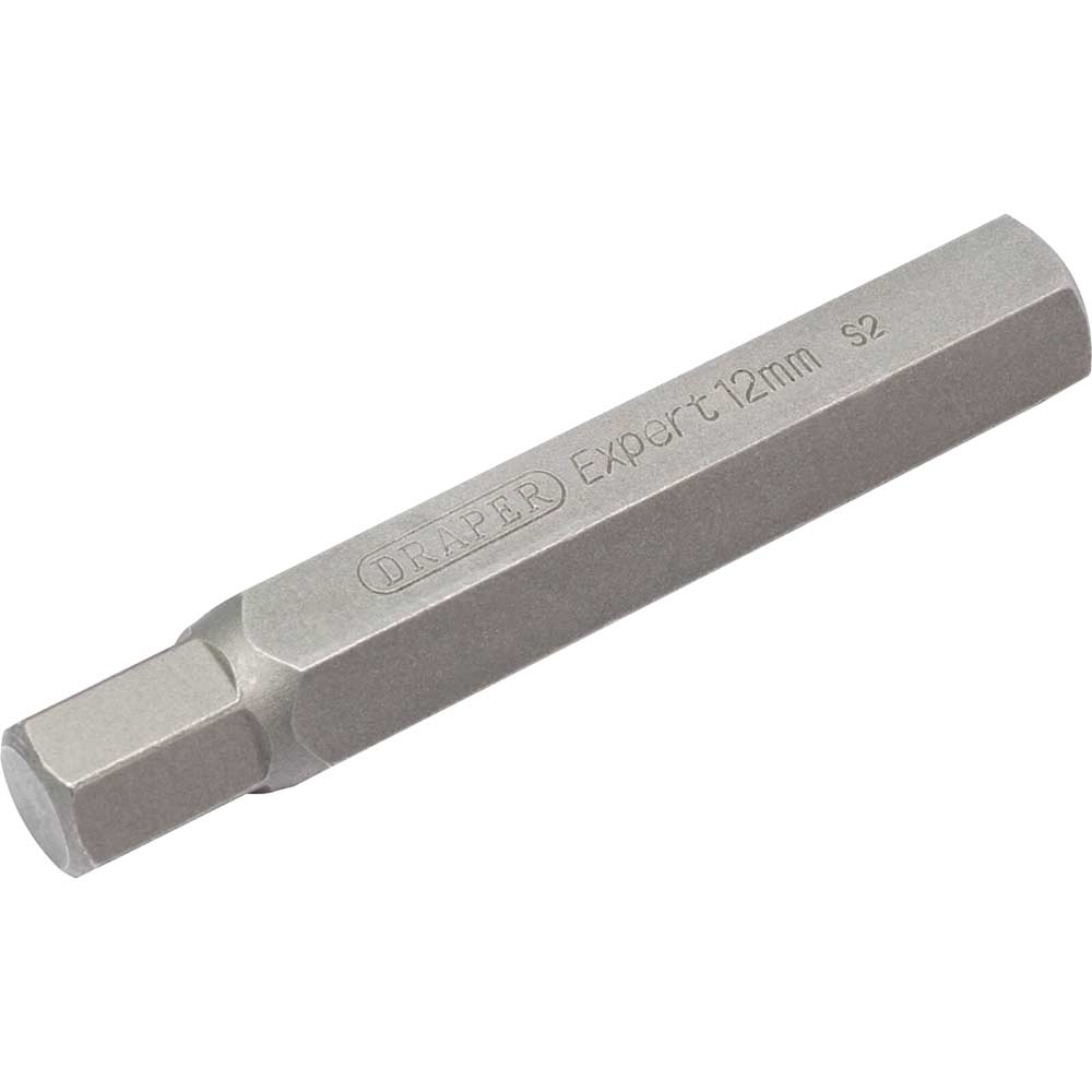Draper Expert Hexagon Screwdriver Bit 12mm 75mm Pack of 1