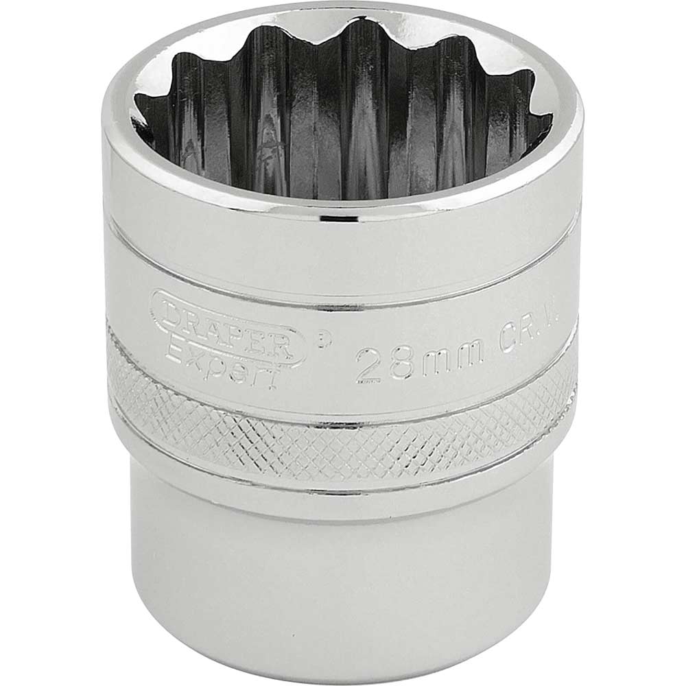 Image of Draper 1/2" Drive Hi Torq Bi Hexagon Socket Metric 1/2" 28mm