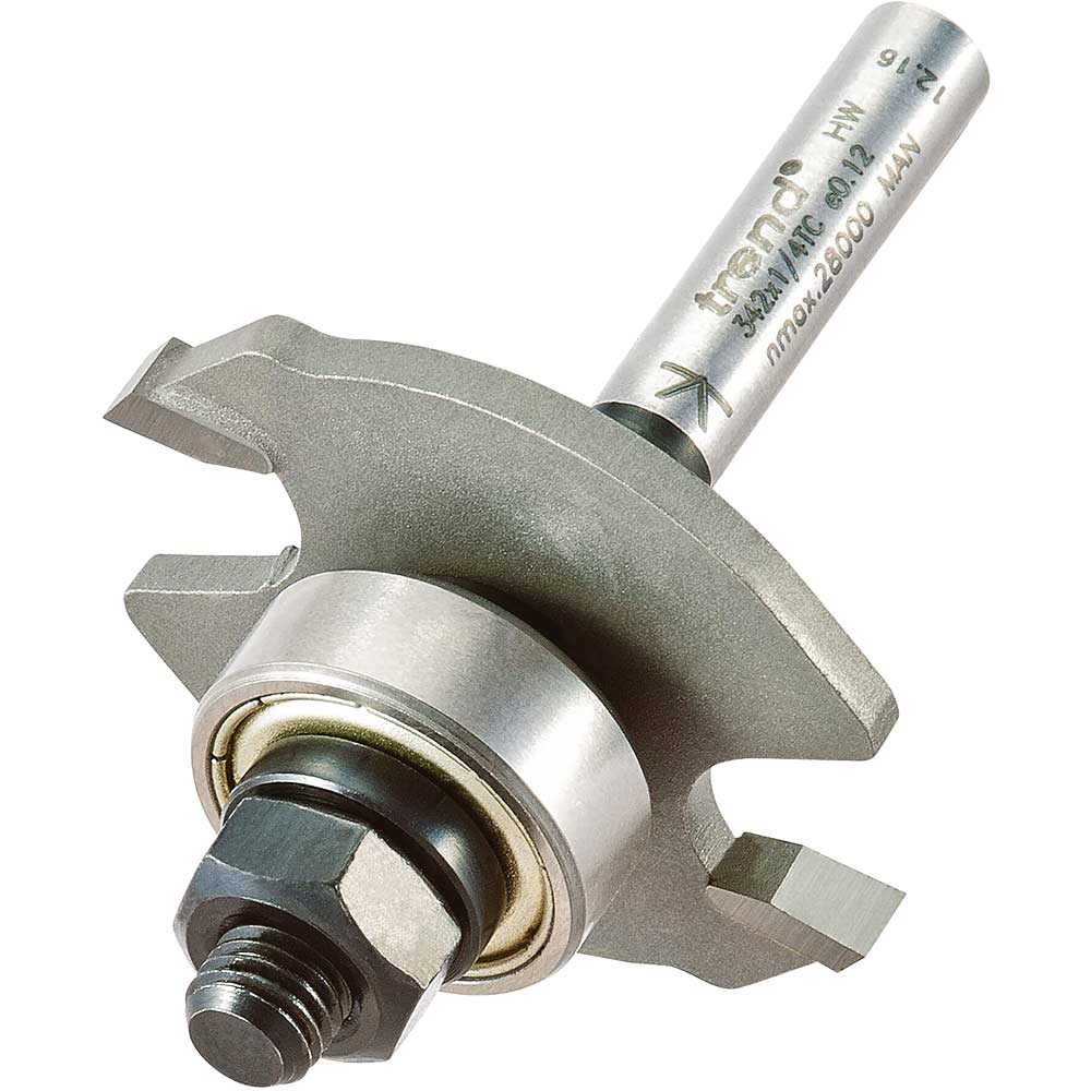 Trend Bearing Guided Biscuit Jointer Set 40mm 4mm 1/4
