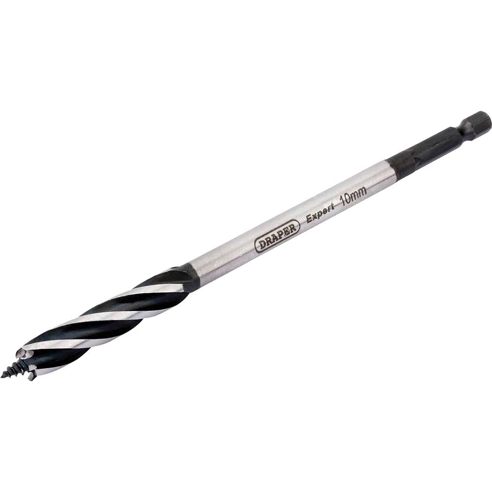 Draper Expert 4 Fluted Vortex Auger Drill Bit 10mm 165mm
