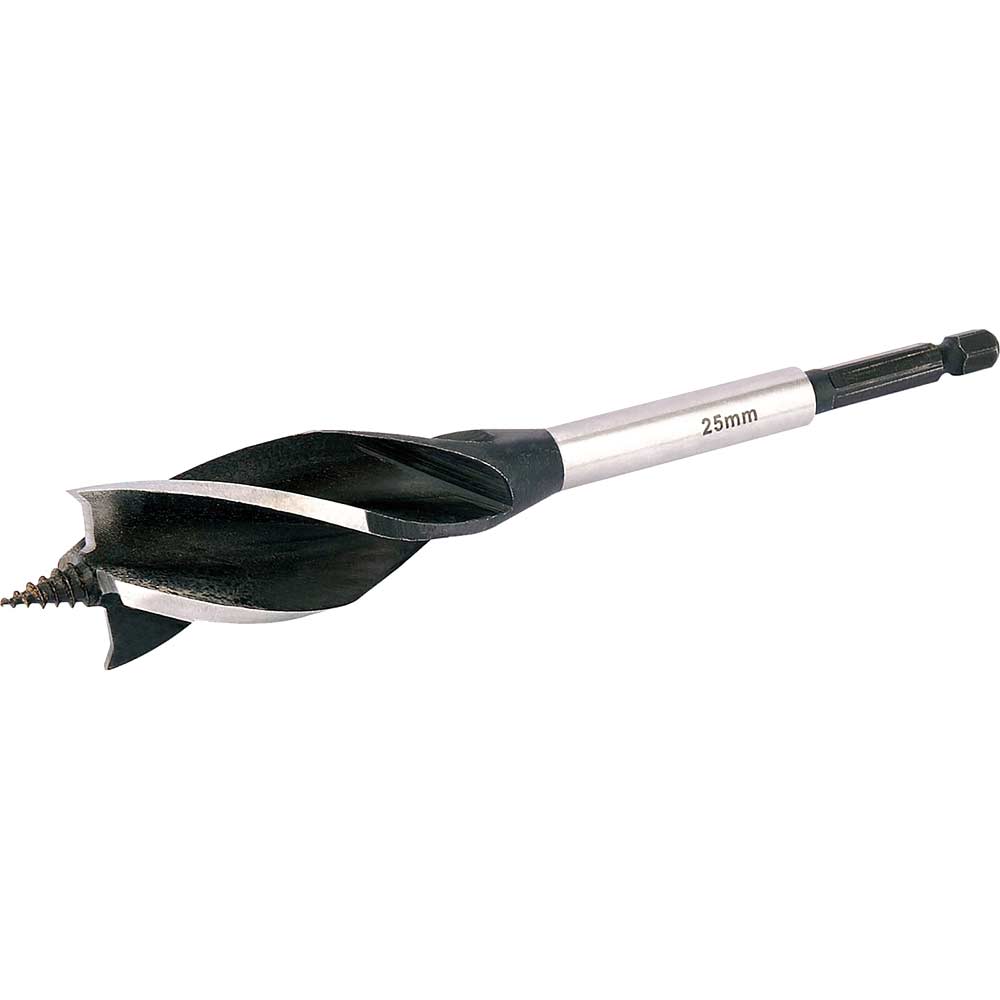 Draper Expert 4 Fluted Vortex Auger Drill Bit 25mm 165mm