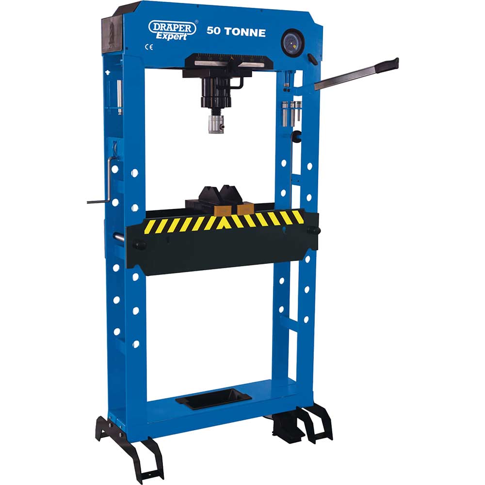 Draper Expert Pneumatic/Hydraulic Floor Press 50 Tonne
