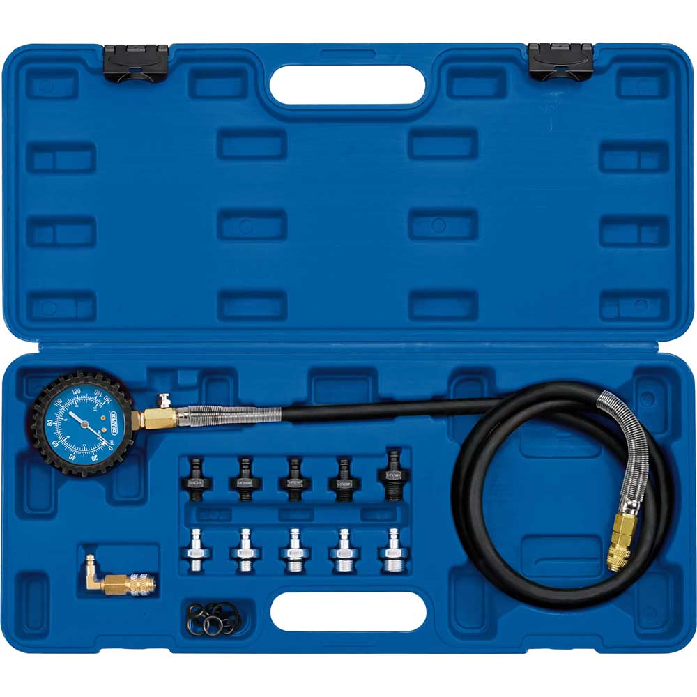 Draper 12 Piece Oil Pressure Test Kit