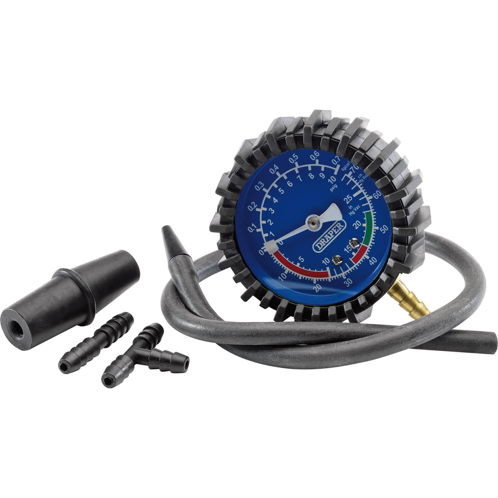 Image of Draper 5 Piece Vacuum Pressure Test Kit
