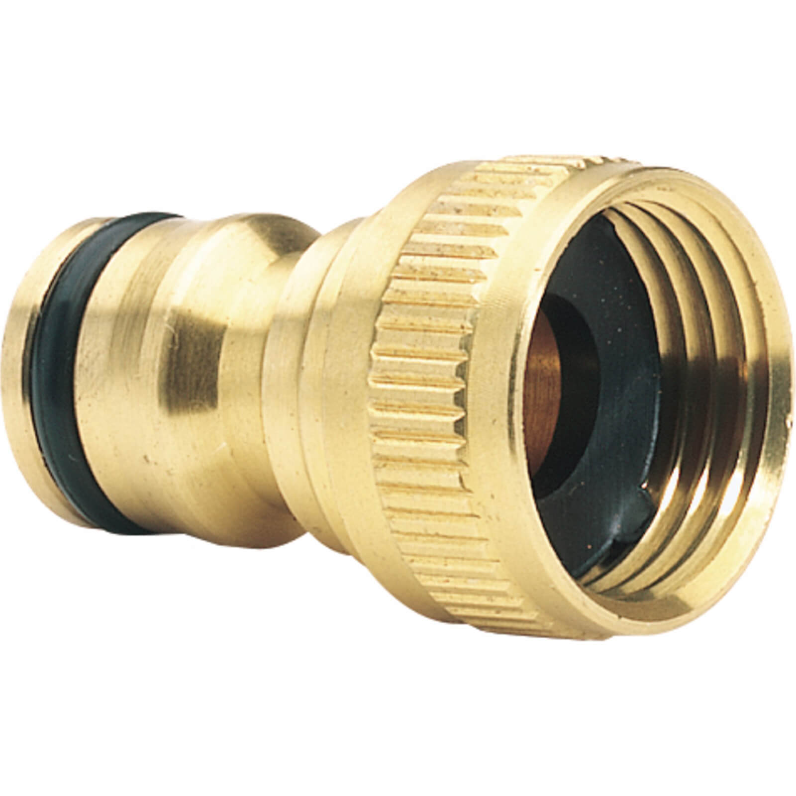 Image of Draper Expert Brass Hose Pipe Tap Connector 1/2" / 12.5mm Pack of 1