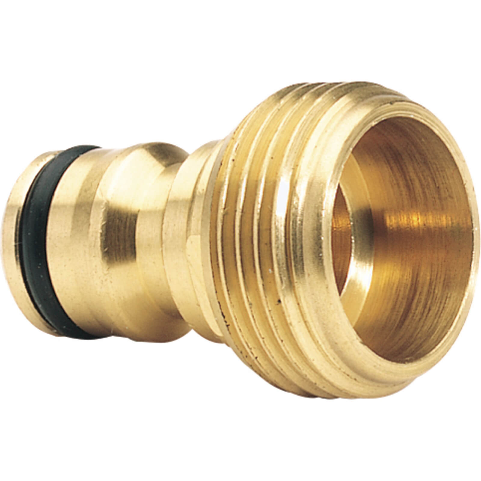 Image of Draper Expert Brass Hose Pipe Accessory Connector 3/4" / 19mm Pack of 1