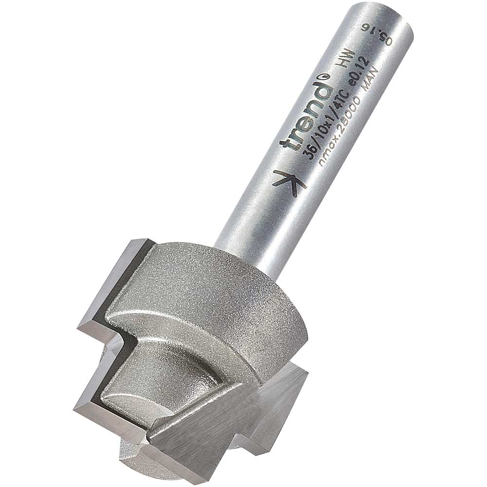 Image of Trend Bookcase Strip Rebate Router Cutter 13mm 10mm 1/4"