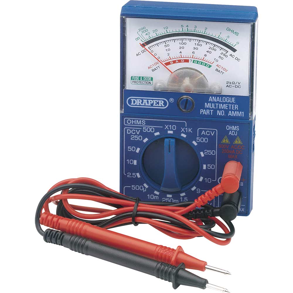 Image of Draper Pocket Analogue Multimeter