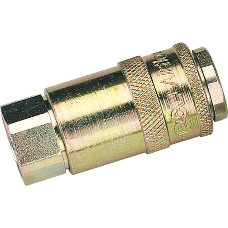 Image of Draper PCL Parallel Airflow Air Line Coupling BSP Female Thread 3/8" BSP Pack of 1