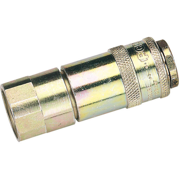 Image of Draper PCL Parallel Airflow Air Line Coupling BSP Female Thread 1/2" BSP Pack of 1