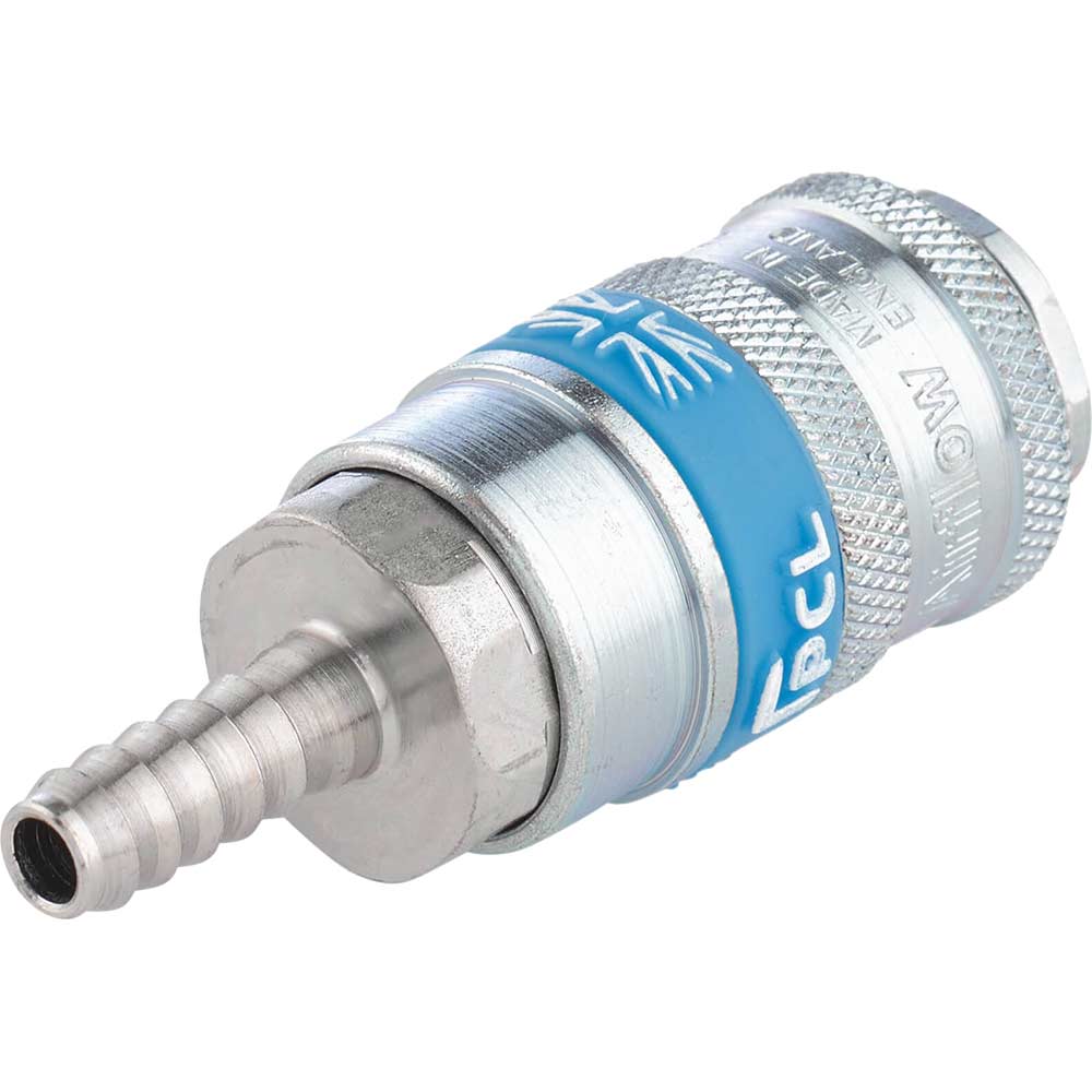 Draper PCL Air Line Coupling With Tailpiece 1/4" BSP Pack of 1