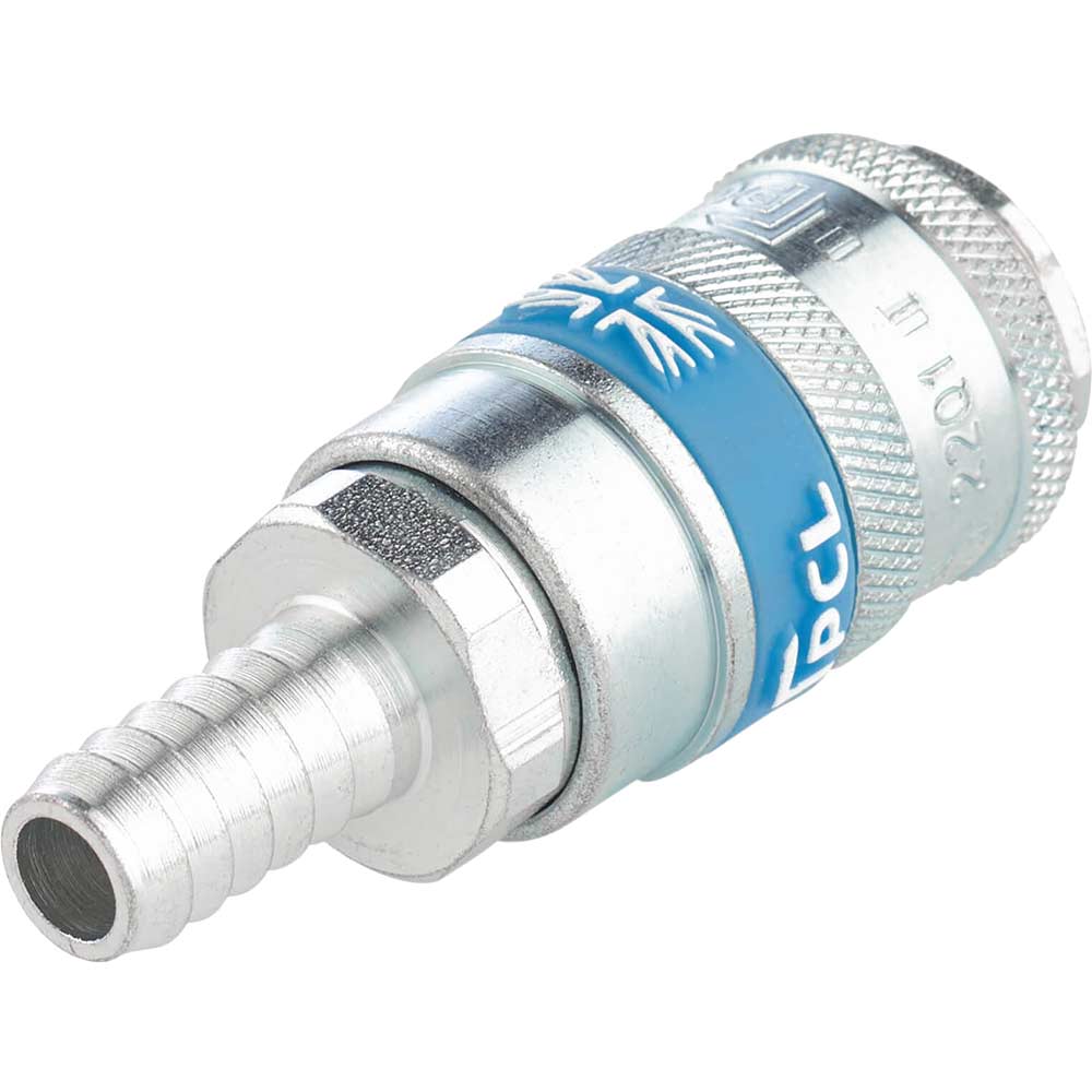 Draper PCL Air Line Coupling With Tailpiece 3/8" BSP Pack of 1