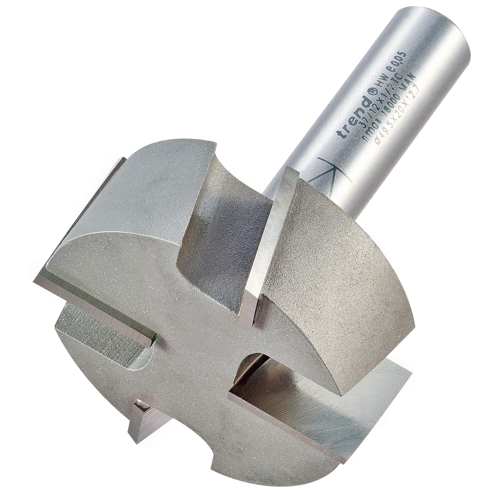 Image of Trend Large Tenon Router Cutter 50mm 20mm 1/2"