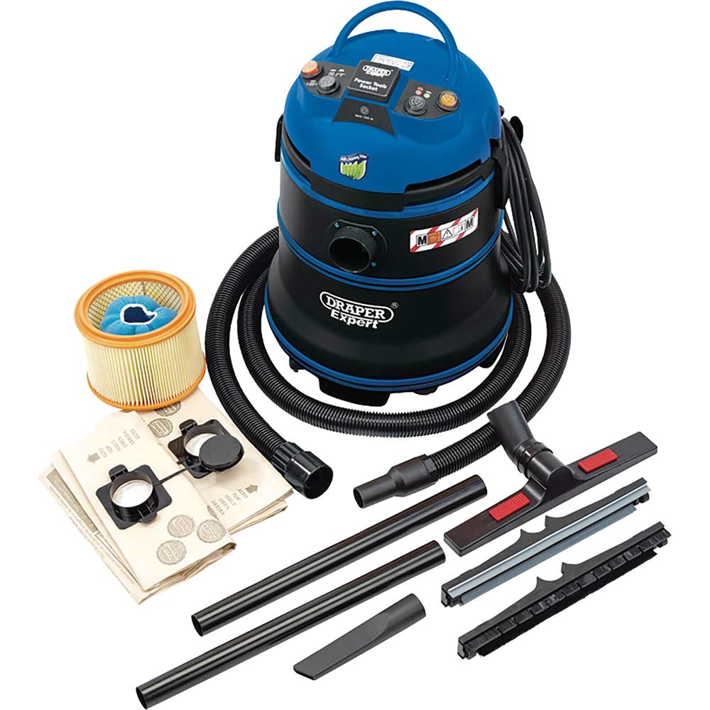 Draper Expert WDV35LMC M Class Wet and Dry Vacuum Cleaner 35L 240v