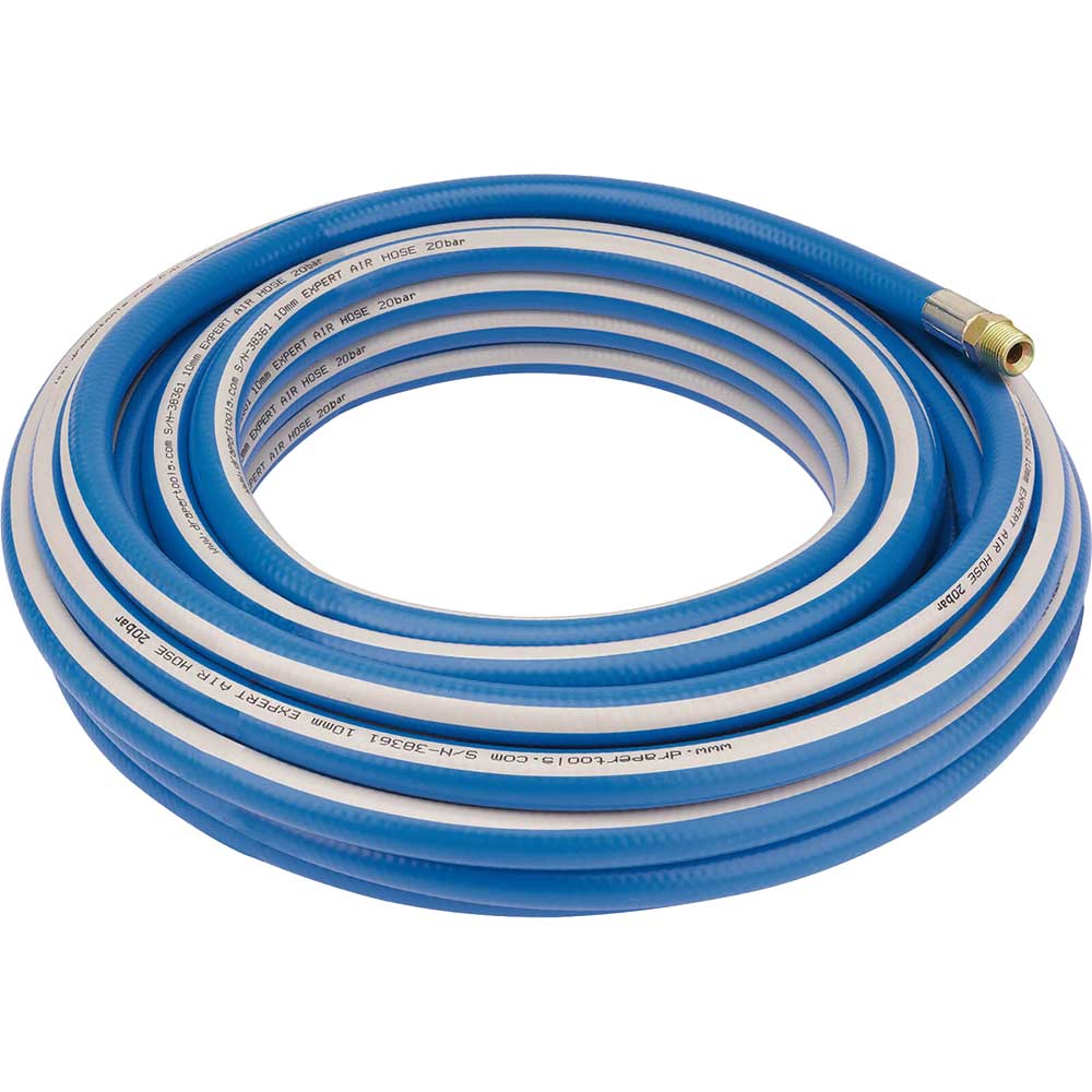 Image of Draper Expert Rubber Air Line Hose 10mm 15m