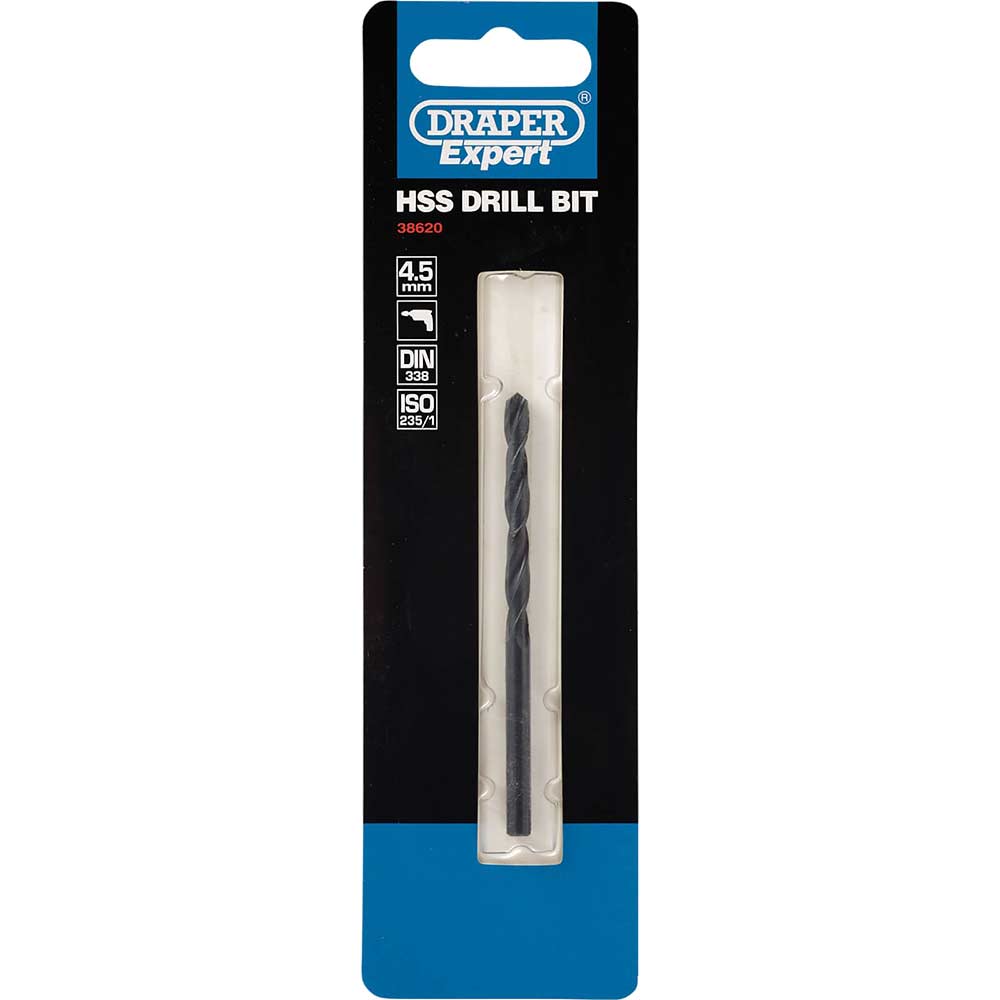 Photos - Drill Bit Draper Expert HSS  4.5mm Pack of 1 38620 