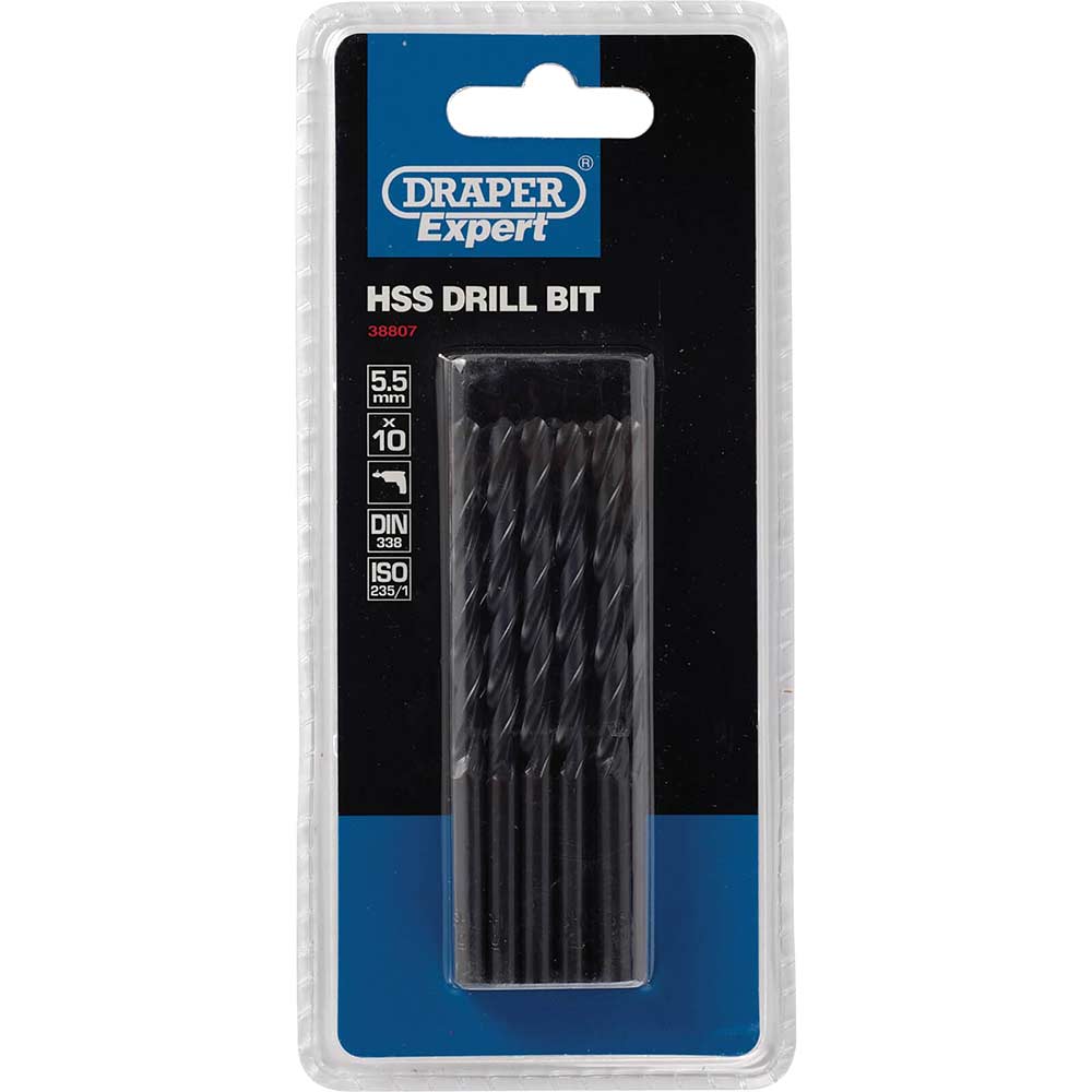Photos - Drill Bit Draper Expert HSS  5.5mm Pack of 10 38807 