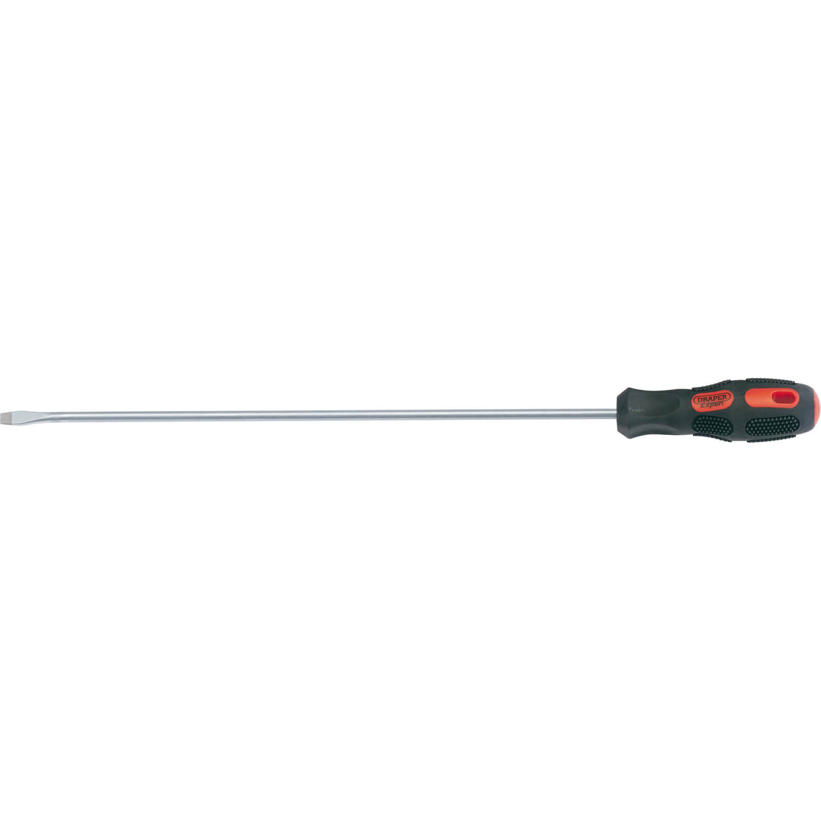 Image of Draper Expert Extra Long Flared Slotted Screwdriver 6mm 450mm