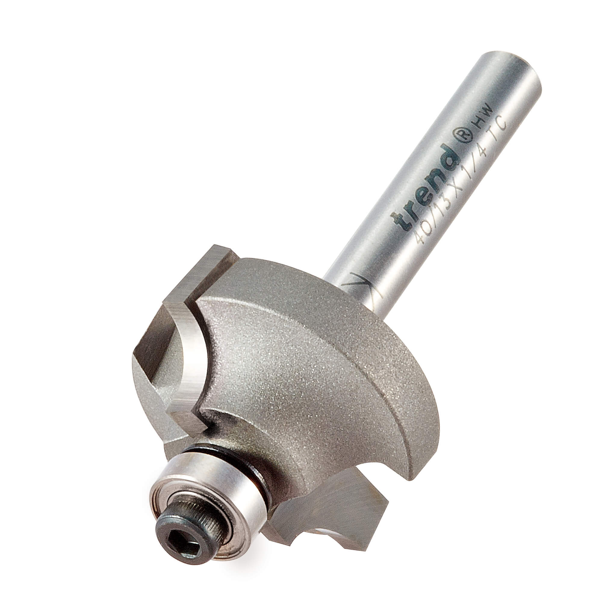Image of Trend Large Step Ovolo Rounding Over Bearing Guided Router Cutter 28.7mm 13mm 1/4"