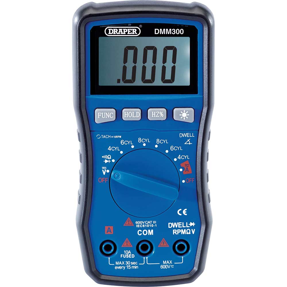 Image of Draper DMM300 Automotive Digital Multimeter