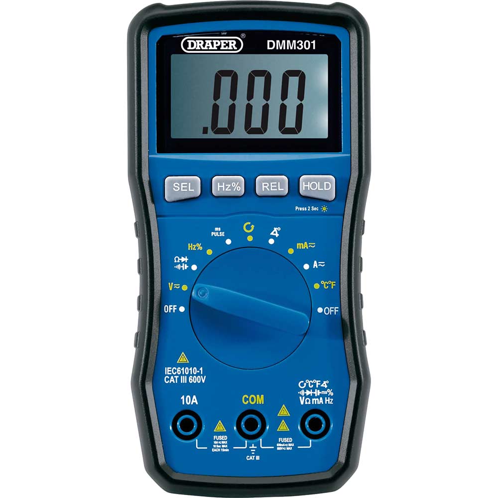 Image of Draper DMM301 Automotive Digital Multimeter