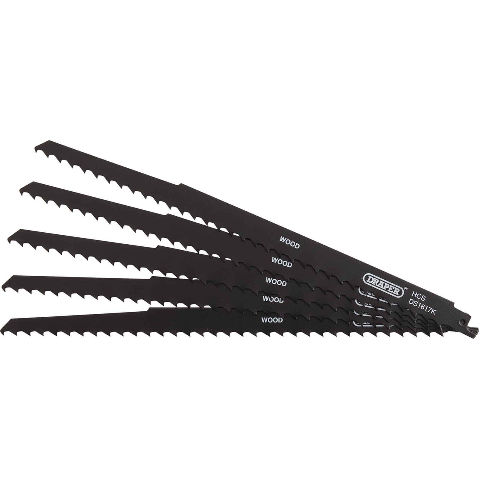 Image of Draper Tree Pruning Reciprocating Sabre Saw Blades 300mm Pack of 5