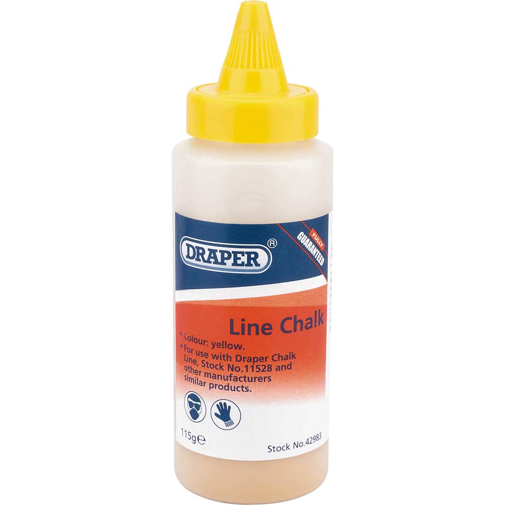 Image of Draper Chalk Line Refill Bottle Yellow