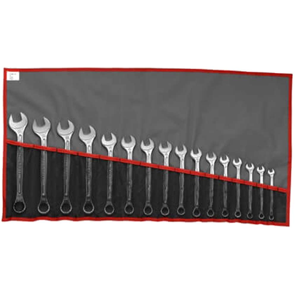 Facom 440.JE16T 16 Piece Combination Spanner Set in Tool Roll