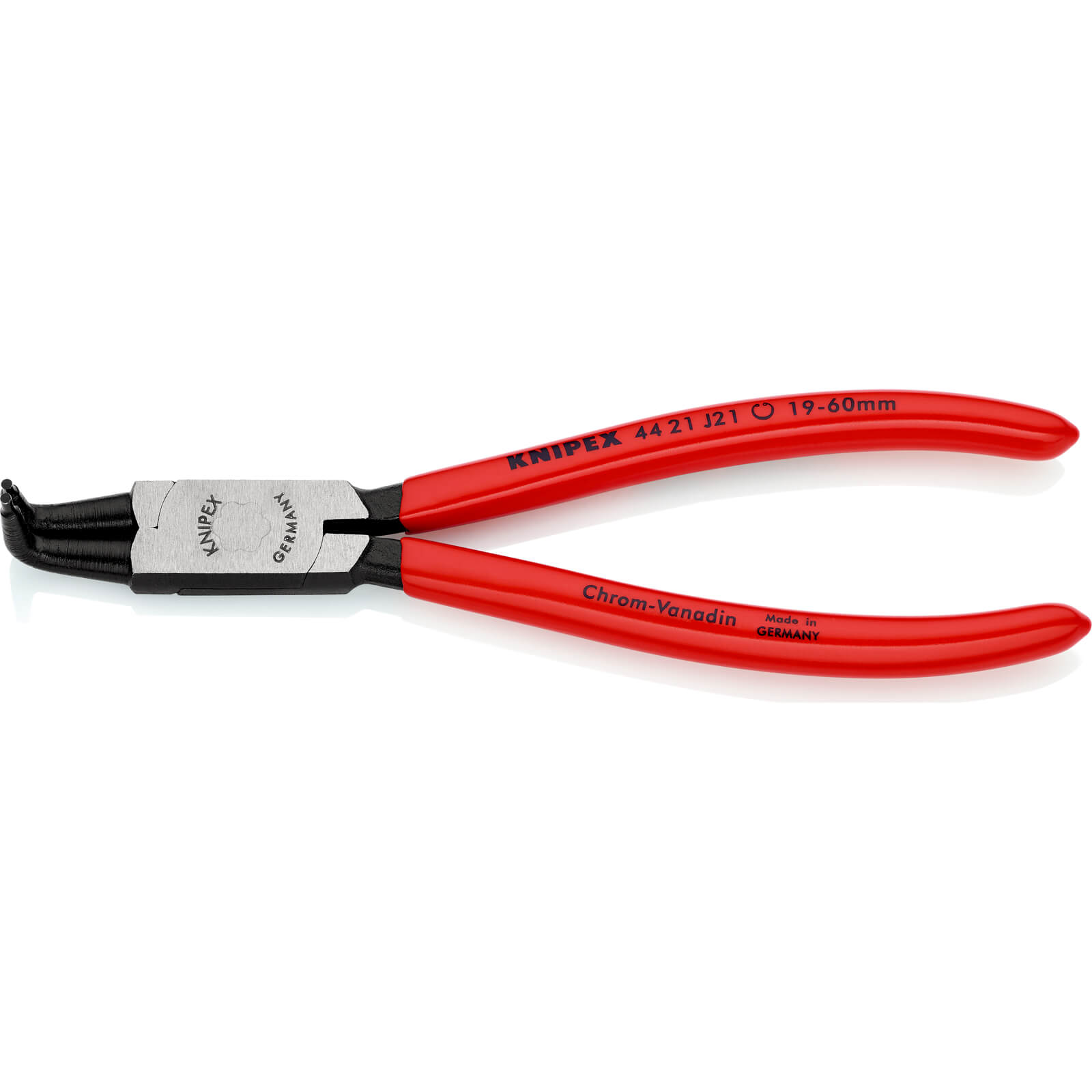 Image of Knipex 44 21 Internal 90 Degree Circlip Pliers 19mm - 60mm
