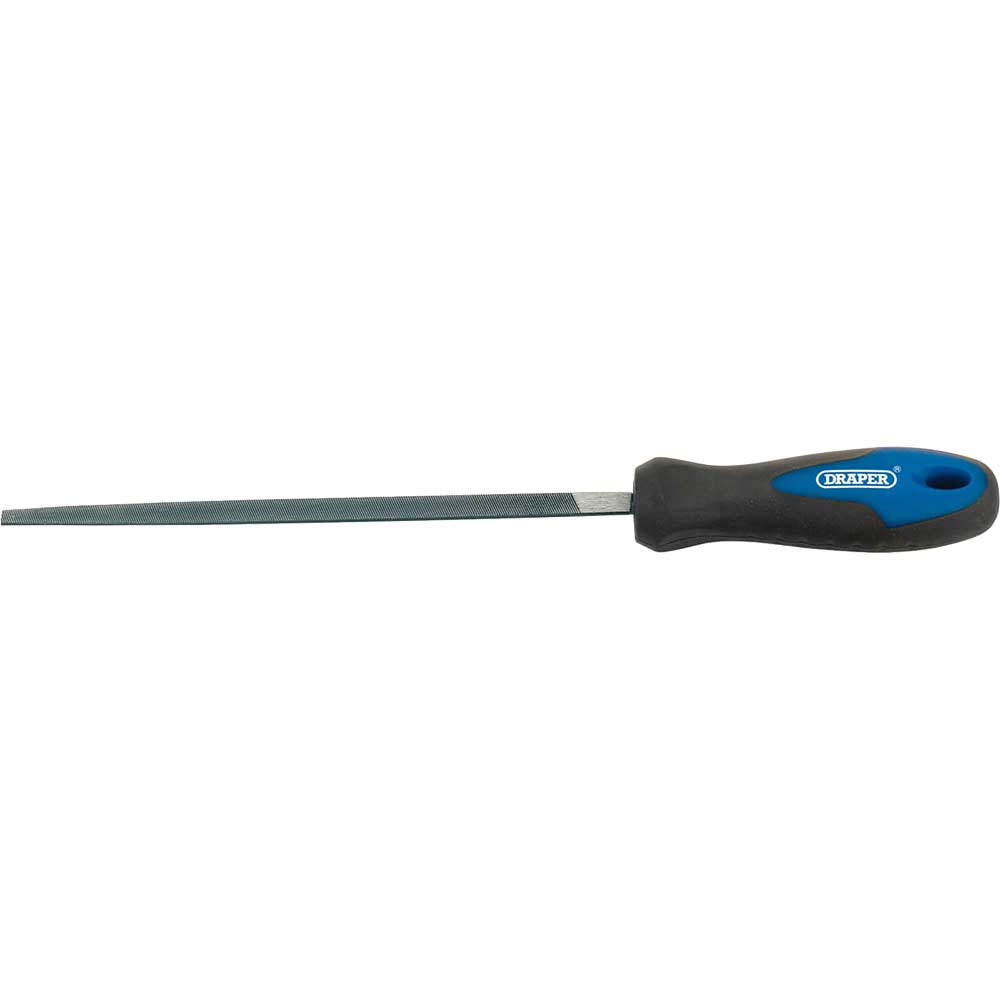 Draper 3 Square File and Handle 8" / 200mm Second (Medium) Pack of 1