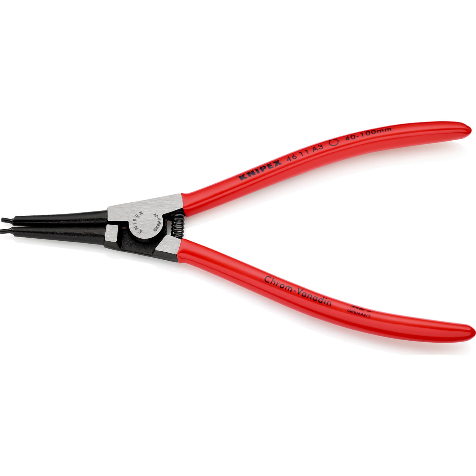 Image of Knipex 46 11 External Straight Circlip Pliers 40mm - 100mm