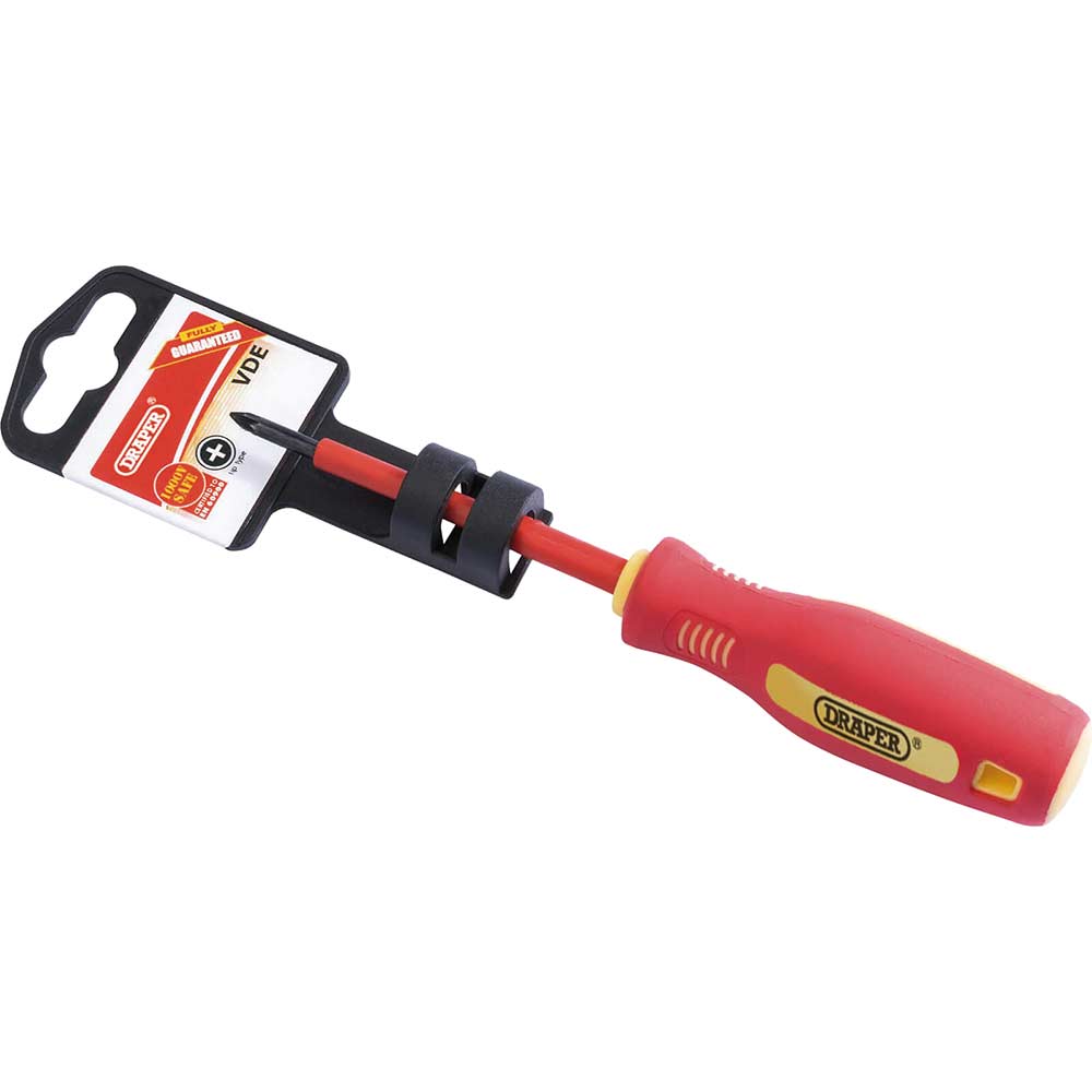 Image of Draper VDE Insulated Phillips Screwdriver PH0 75mm