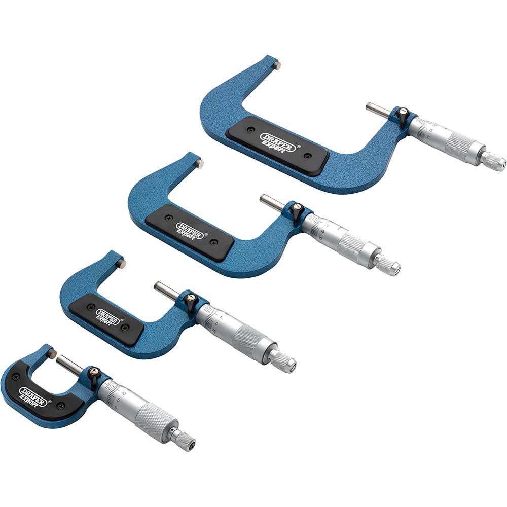 Draper Expert 4 Piece Metric External Micrometer Set