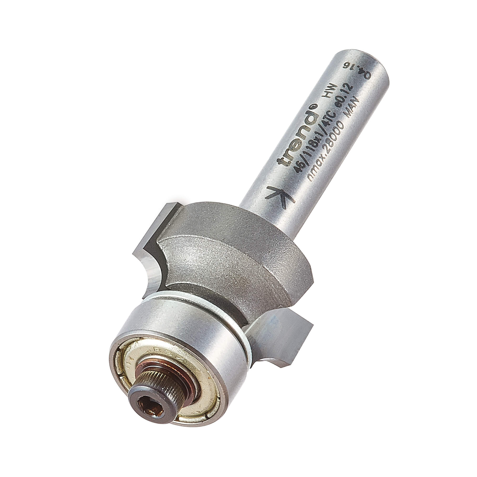 Image of Trend Bearing Guided Ovolo and Round Router Cutter 18.7mm 9.5mm 1/4"