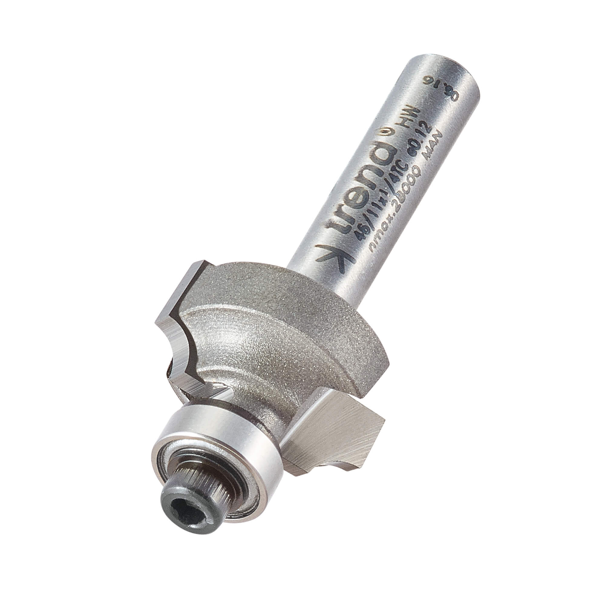 Image of Trend Bearing Guided Ovolo and Round Router Cutter 19mm 9.5mm 1/4"